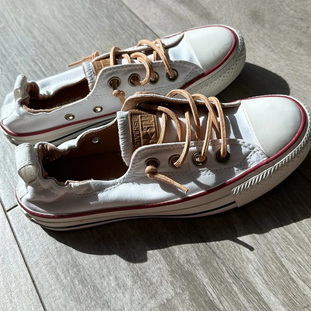 Converse Chuck Taylor All Star Shoreline Slip shoes - biscuit with tan laces - Picture 7 of 12